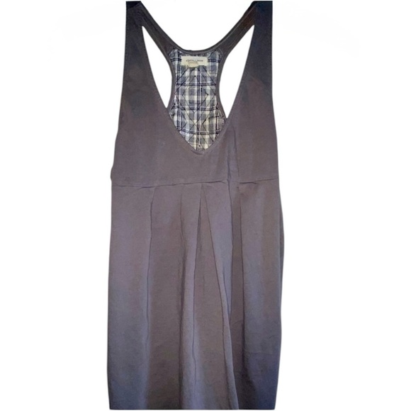 Silence + Noise Women's Top Halter Racerback Patchwork Pleated on Back - Picture 2 of 4